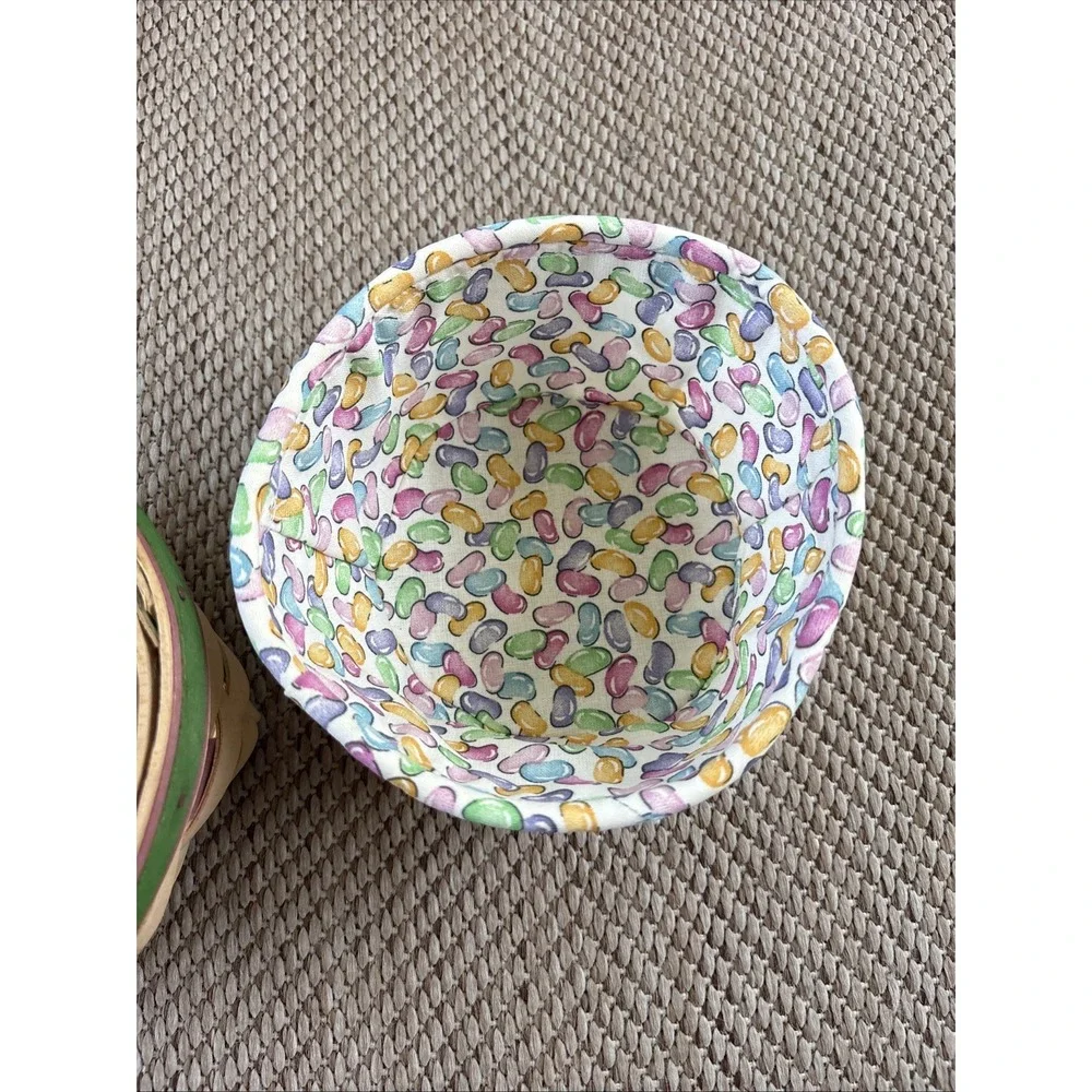 Longaberger 1999 Easter Basket With Jellybean Liner